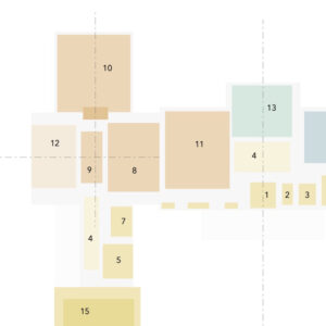 conceptual diagrams and massing model for new house